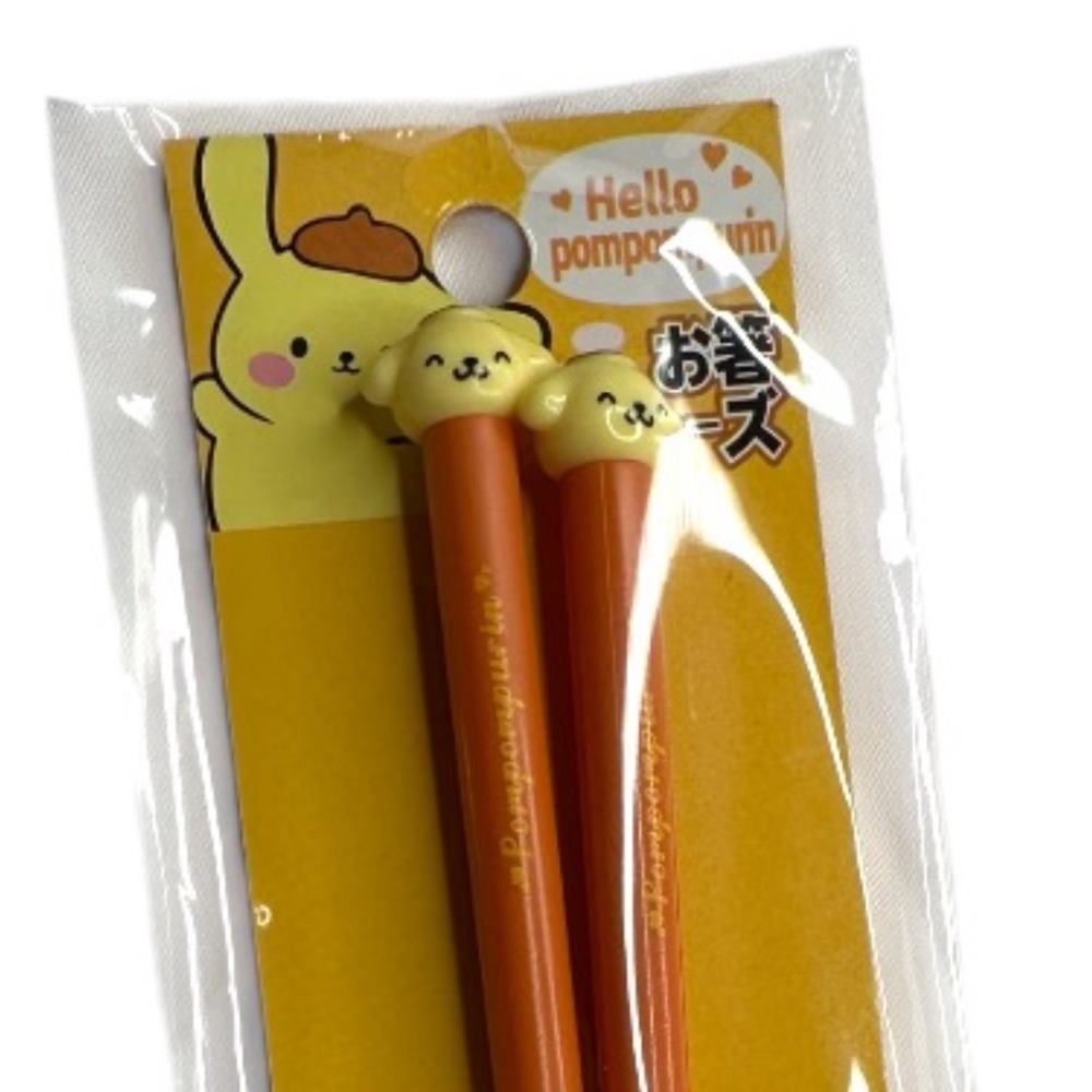 Sanrio Pompompurin Themed Chopsticks Set - Picture 2 of 5